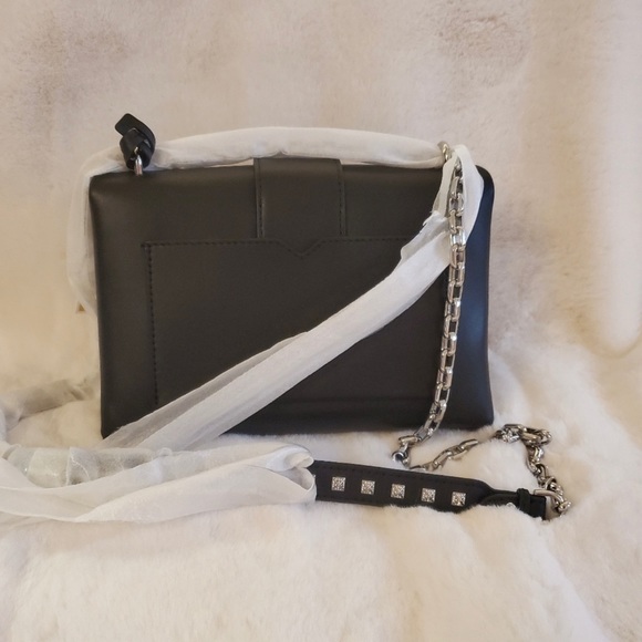 Michael Kors Black Studded Cece Crossbody Shoulder Bag - Picture 8 of 12